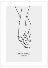 Holding Hands Personal Poster