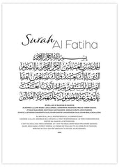 Al Fatiha Meaning Poster