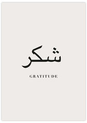 Gratitude Shukr Poster