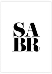 Sabr Letters Poster