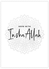 Hope with Inshallah Poster