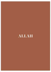 Allah Letters Poster