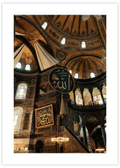 Inside Hagia Sophia Poster