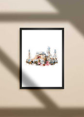 Hagia Sophia Watercolour Poster