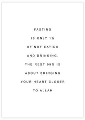 Fasting Poster