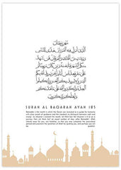 Al Baqara 185 No2 Poster