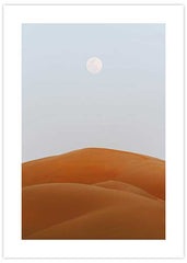 Moon Desert Poster