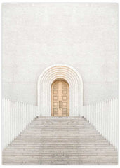 Door with Infinite Stairs Poster