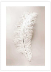 Beige Feather Poster