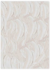 Beige White Painting No1 Poster