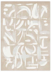 Beige Abstract No3 Poster