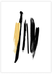 Abstract Gold Accent No1 Poster