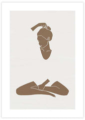 Abstract Woman Poster