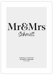 Mr and Mrs Personal Poster